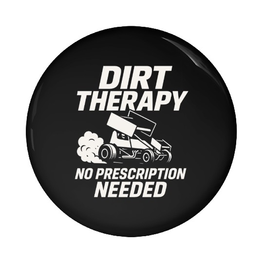 Sprint Car Racing Dirt Track Speed Oval Race Pin Buttons