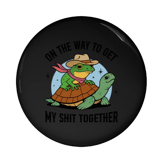 On the way to get my shit together Pin Buttons