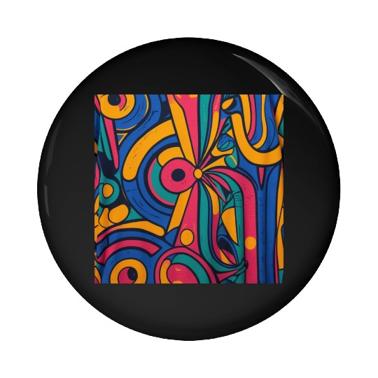 African design Pin Buttons