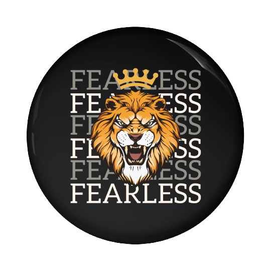 Fearless King Pin Buttons