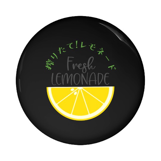 Fresh Lemonade Lemon Slice Pin Buttons