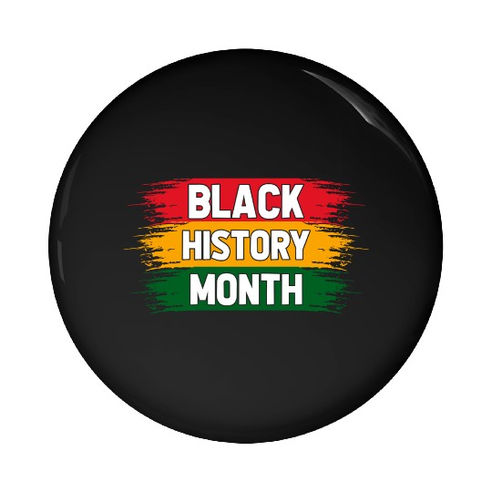 Black History Month Pin Buttons