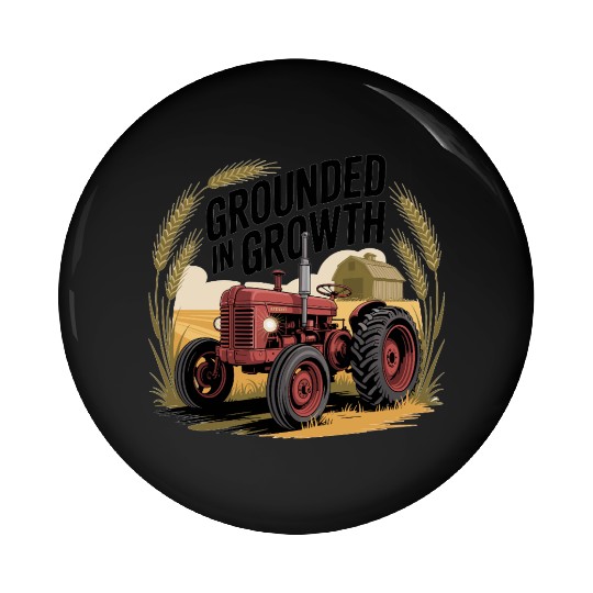 Grounded in Growth Pin Buttons