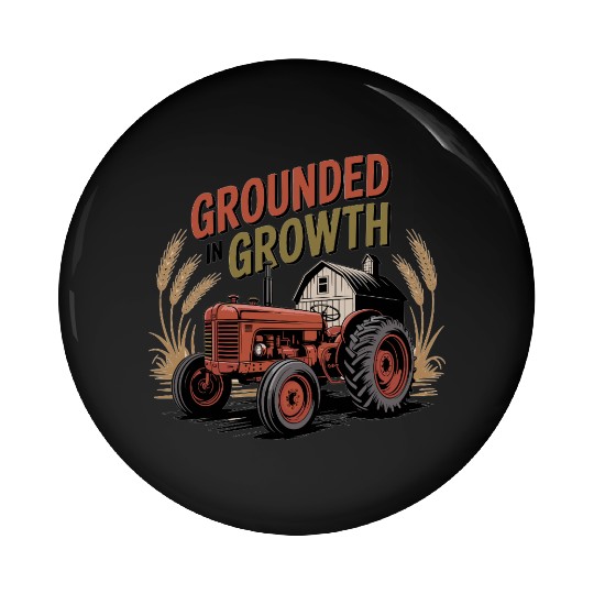 Grounded in Growth Pin Buttons