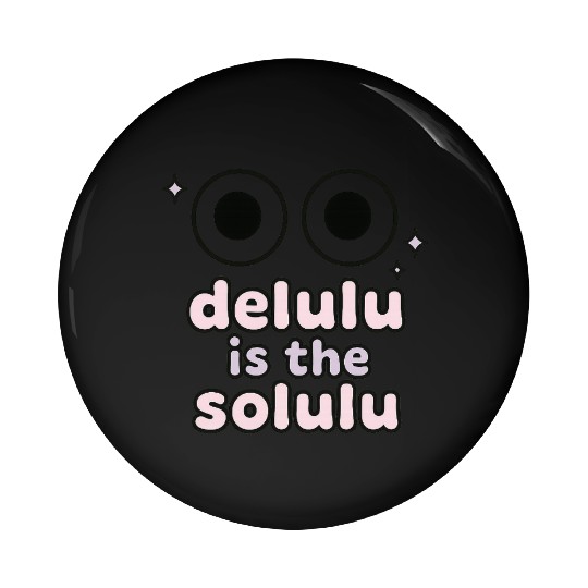 Delulu Eyes – TikTok Core Energy Pin Buttons