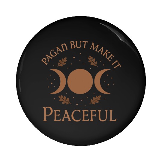 Pagan Pride Wiccan Lifestyle Earth Magic Witch Pin Buttons