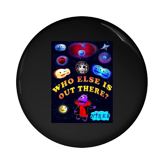 Who Else Is Out There Vincent & Stars - The Nirks® Pin Buttons
