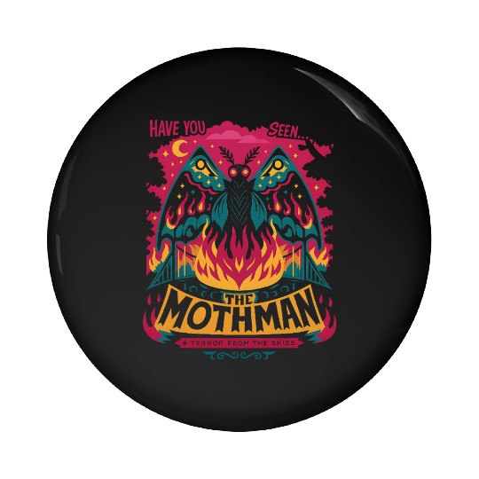Mothman Black Bridge Have You Seen The Pin Buttons