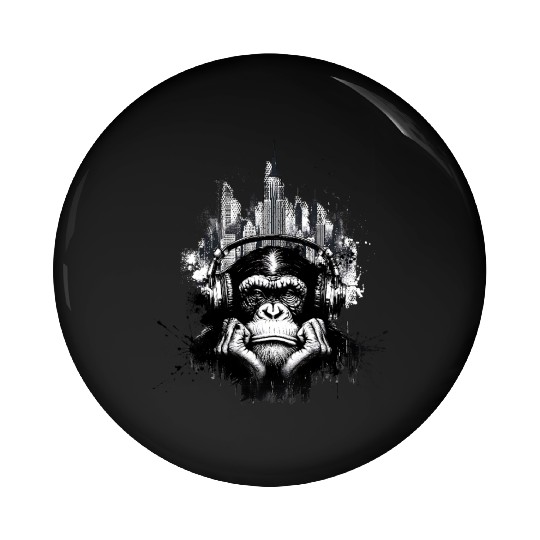 Grunge Bored Ape Pin Buttons