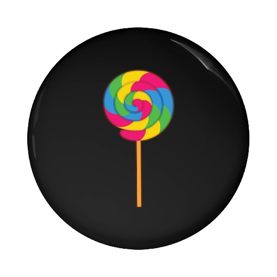 Lollipop Rainbow Sucker Candy Halloween Costume Pin Buttons