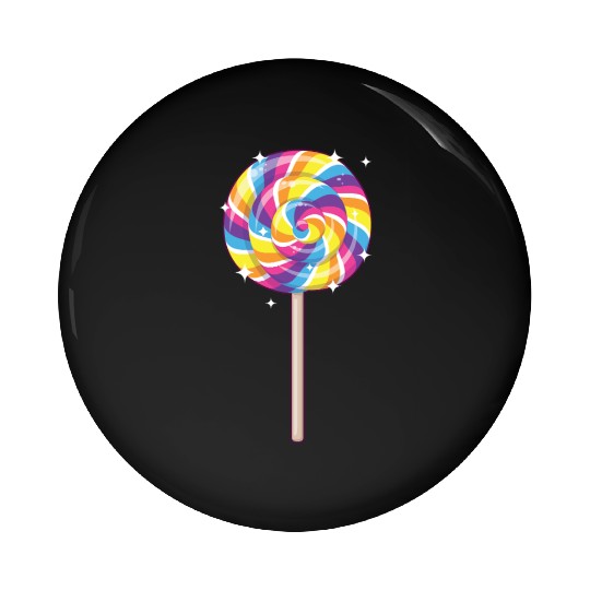 Cute Lollipop Design Lollipop Candy Lover 01 Pin Buttons