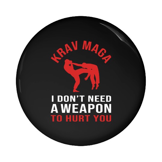 Israel Martial Arts Krav Maga Pin Buttons