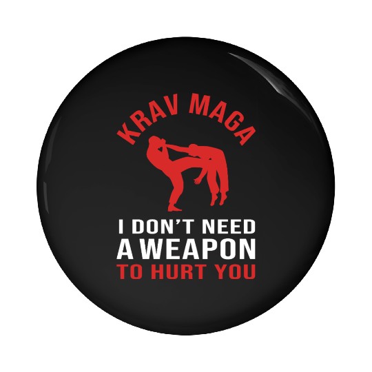 Israel Martial Arts Krav Maga Pin Buttons