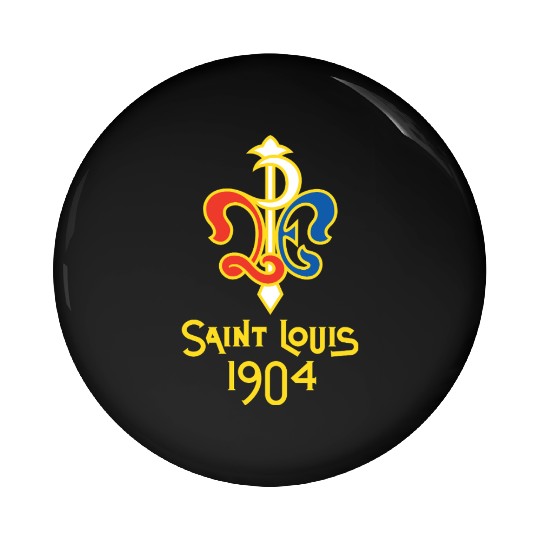 1904 St. Louis - Full Color Pin Buttons