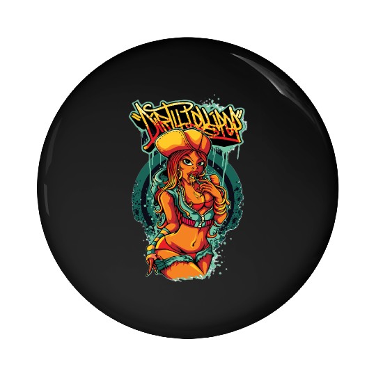 Street Lollipop Pin Buttons