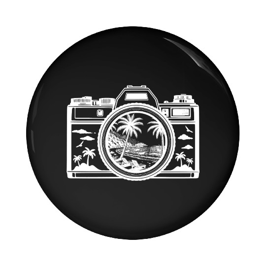 Travel Beach Photography Camera Pin Buttons
