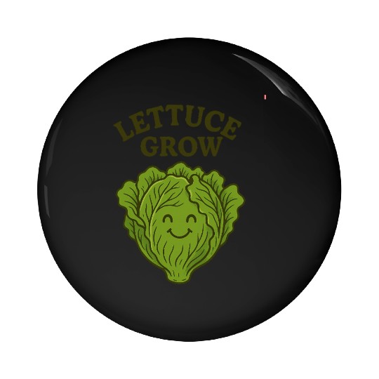 Vegetable Gardening Lettuce Pin Buttons