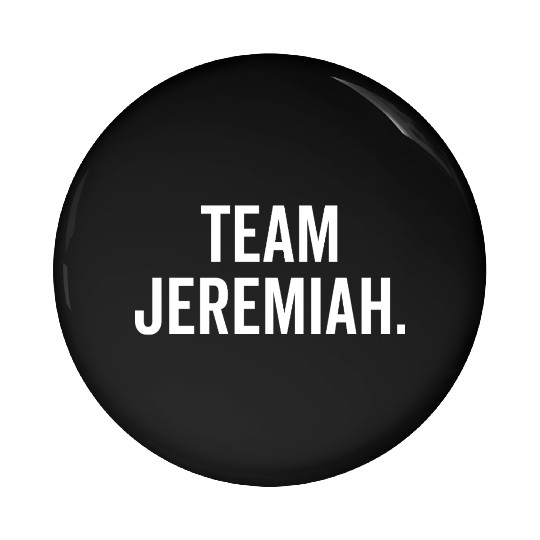 Team Jeremiah Pin Buttons