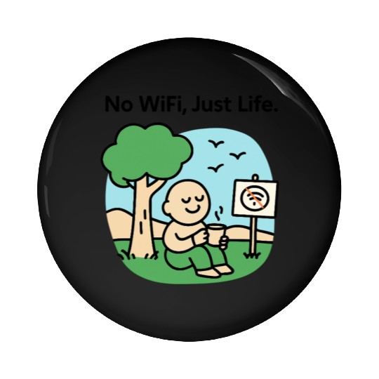 Peaceful Mind Grounding Design Pin Buttons