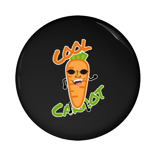 Cool carrot Pin Buttons