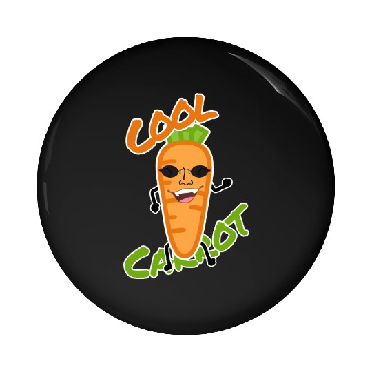 Cool carrot Pin Buttons