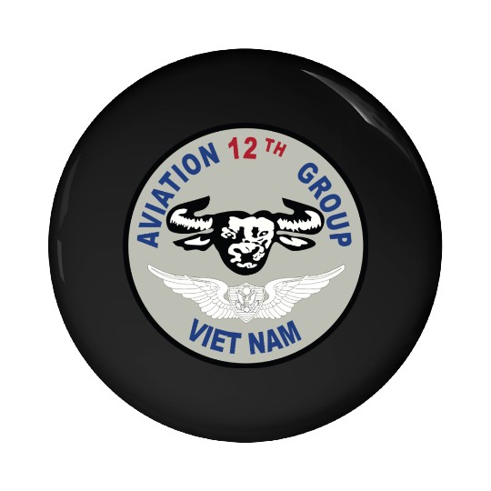 Army 12th Aviation Group Vietnam SSI wo T Pin Buttons