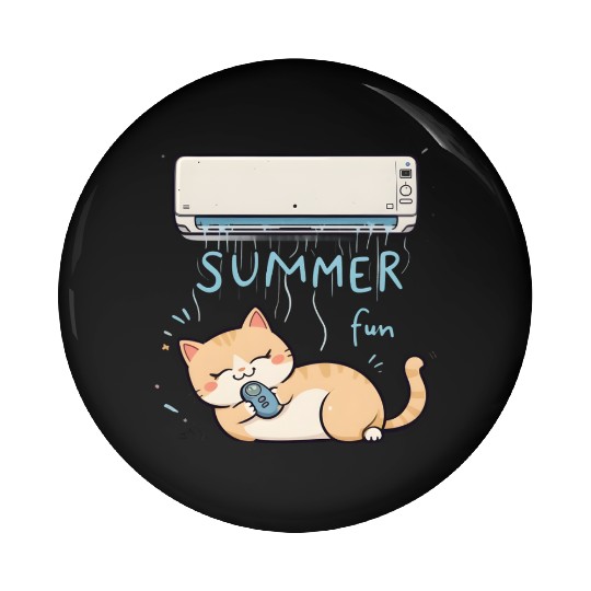 Funny Cat Pin Buttons | Retro Cat Meme Pin Buttons