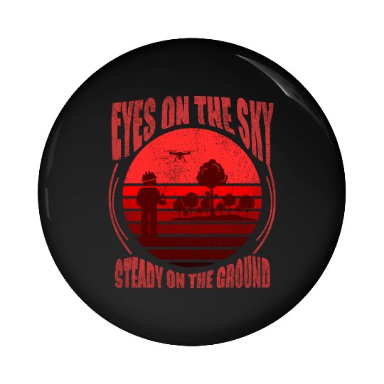EYES ON THE SKY, MAP DRONE Pin Buttons
