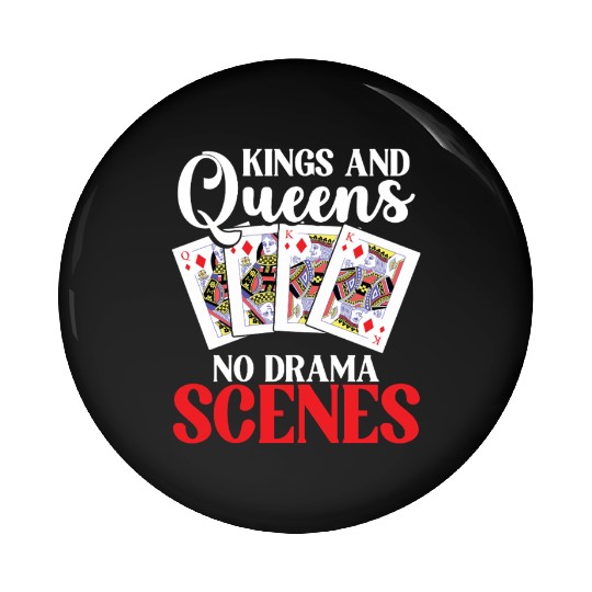 Pinochle Trick Taking Game Drama King Queen Pin Buttons