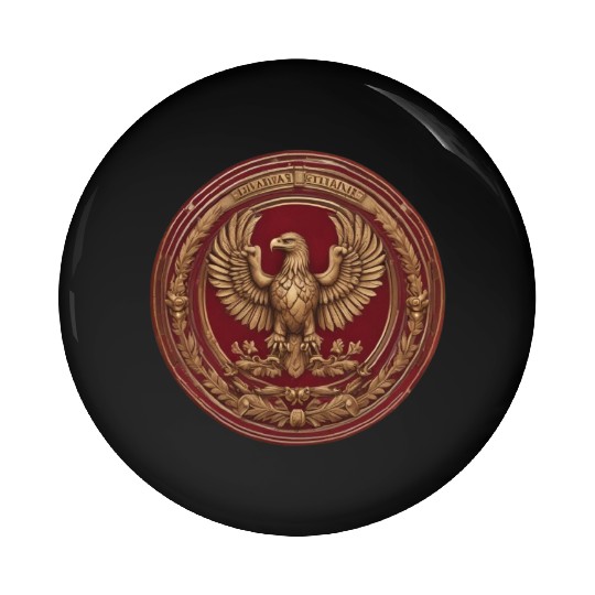 Golden Roman Eagle Emblem – Ancient Po Pin Buttons