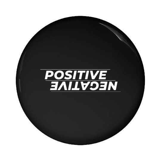 Bold Positive Energy Typography Design Pin Buttons