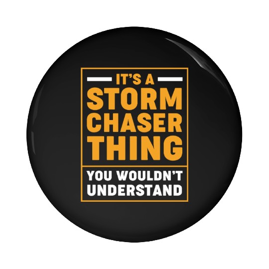 Storm Chaser Stormtrooper Weather Pin Buttons