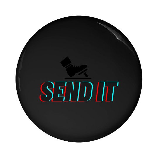 Send It Street Racing Pin Buttons