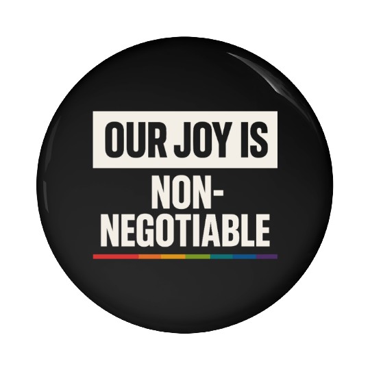 Queer Pride Queer Joy LGBTQ+ Affirmation Trans Pin Buttons