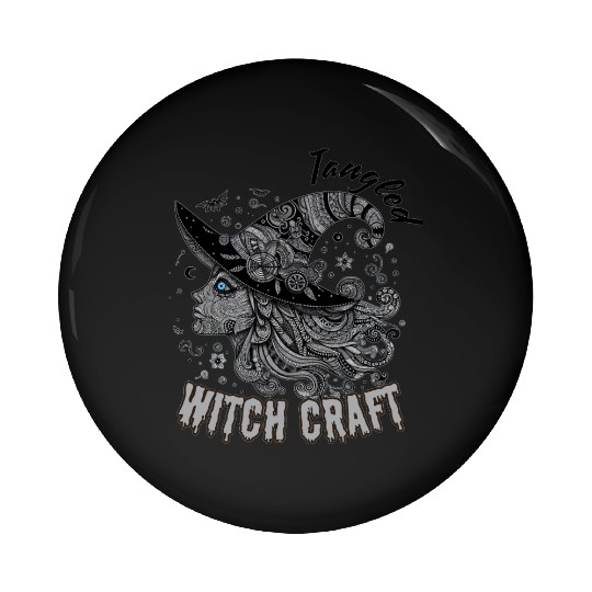 Tangled-in-Witchcraft–Halloween-Art-in-Enchanted Pin Buttons