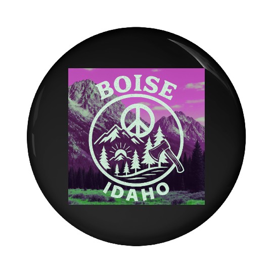 Boise, Idaho (P) Pin Buttons