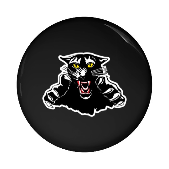 Black Panther Claw Design Pin Buttons