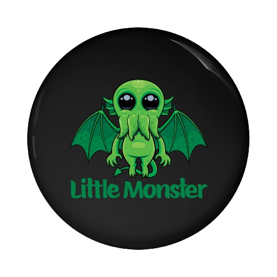 Little Monster Cthulhu Cute Creepy Mythical Buddy Pin Buttons