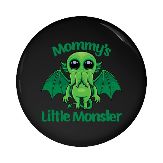 Mommy’s Little Monster Cthulhu Cuddles Pin Buttons