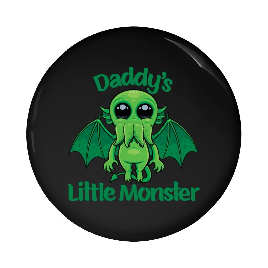Daddy’s Little Monster Cute Baby Cthulhu Pin Buttons