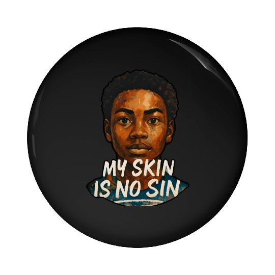 My Skin is NO Sin Pin Buttons