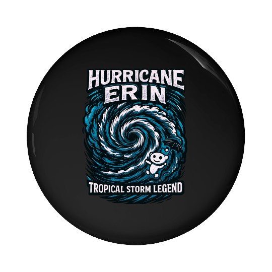 Hurricane Erin Tropical Storm Legend Pin Buttons