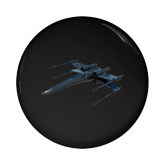 Stealth Fighter Jet Design Pin Buttons