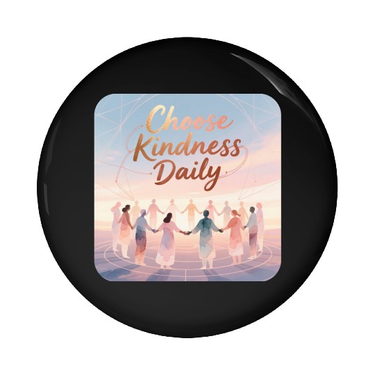 Choose Kindness Daily Inspirational Design Pin Buttons