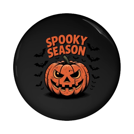 Spooky Season Pumpkin Pin Buttons