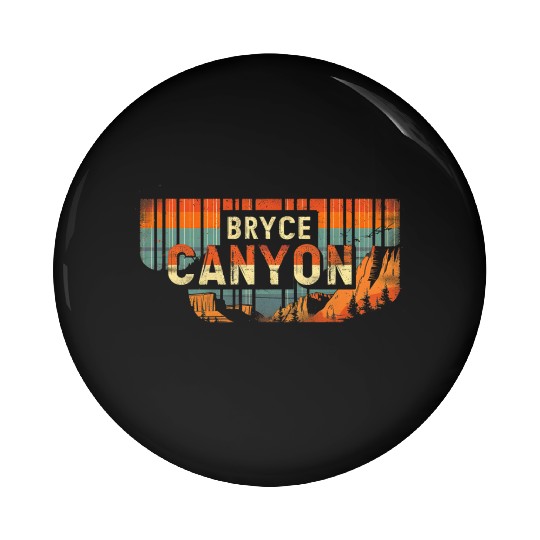 Bryce Canyon US National Park Vintage Pin Buttons