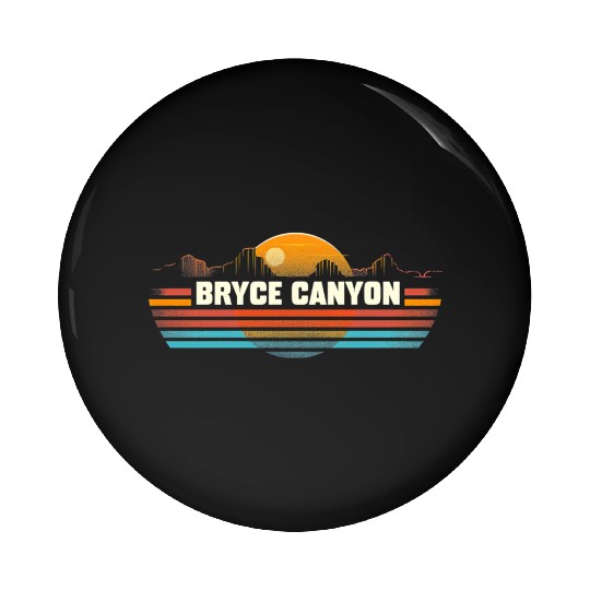 Bryce Canyon US National Park Vintage Pin Buttons