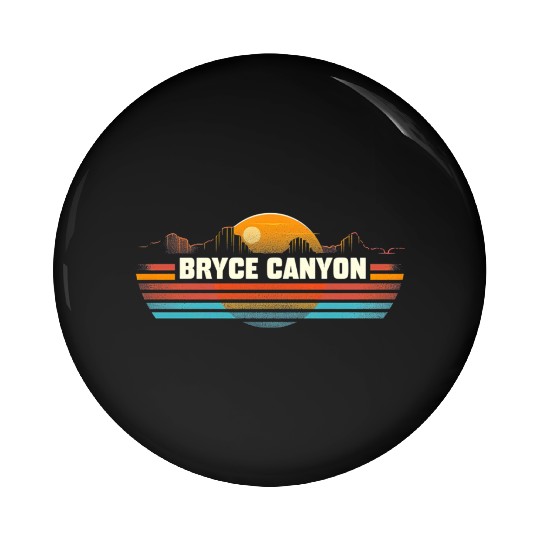Bryce Canyon US National Park Vintage Pin Buttons