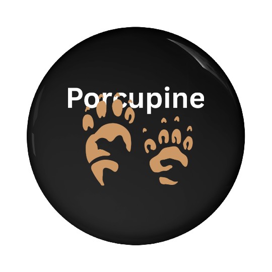 Paraguine Paw Prints Animal Design Pin Buttons