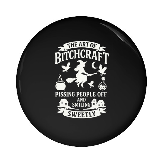 Witchcraft Humor Spell Pin Buttons